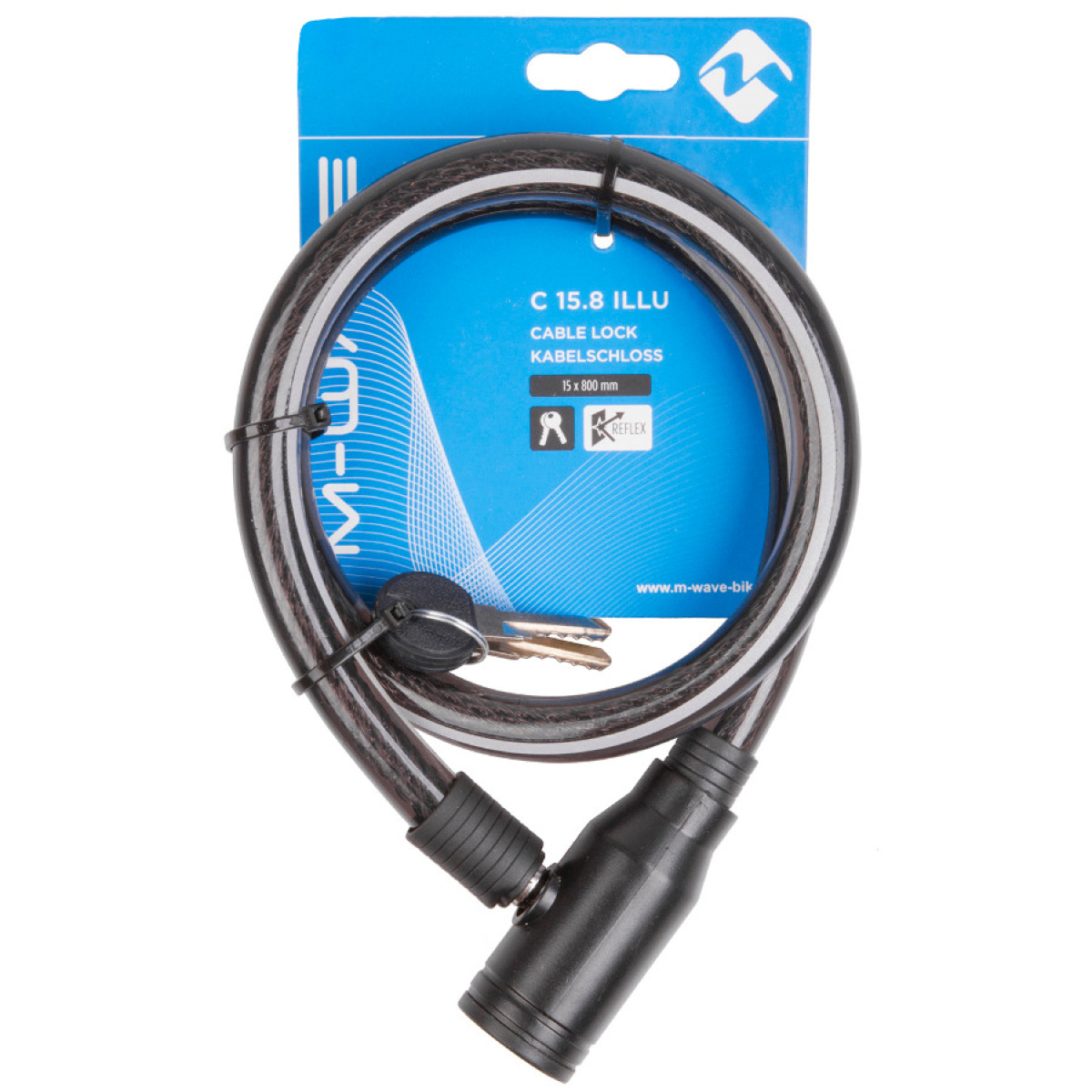 Antifurt cu Cheie M-WAVE - C 15.8 Illu - Reflex