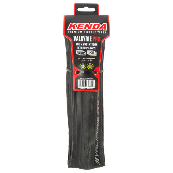 a black tube with red label