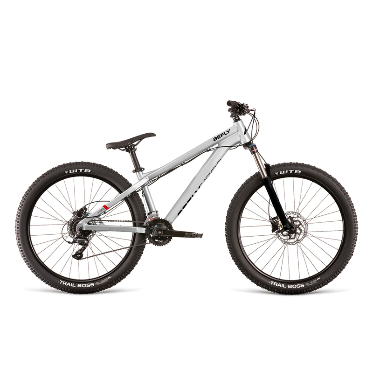 Bicicleta BeFly HERO ONE 26" silver 2 x 8 v
