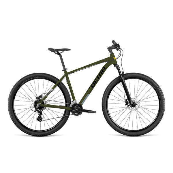 Bicicleta DEMA 27.5" P 7 army green-black 17' 2 x 9 viteze