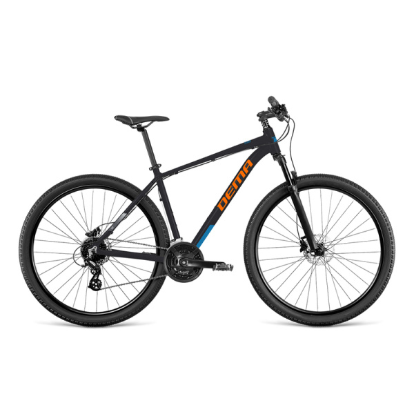 Bicicleta DEMA 27.5" P.3 dark gray-orange L-19" 2 x 8