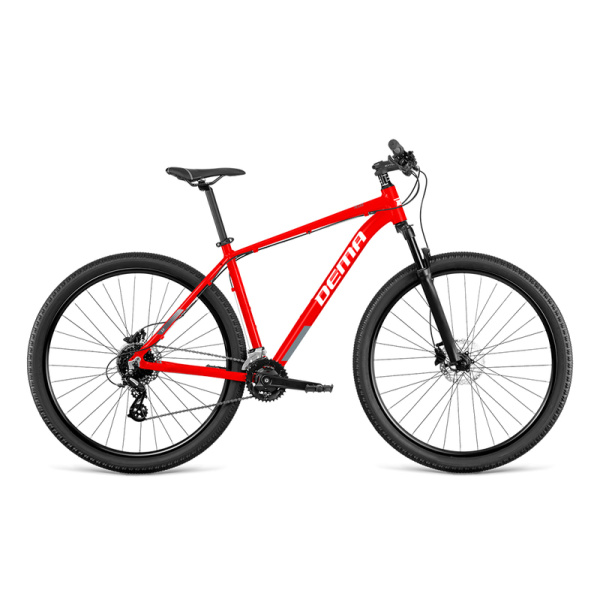 Bicicleta DEMA 27.5" P.5 red-white M-17' 2 x 9 v