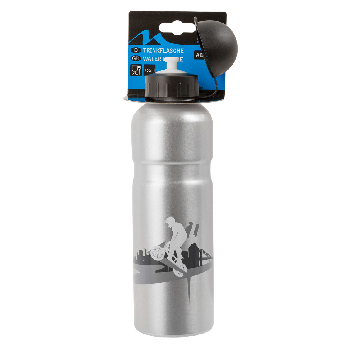 Bidon Aluminiu M-WAVE ABO 750 -Silver