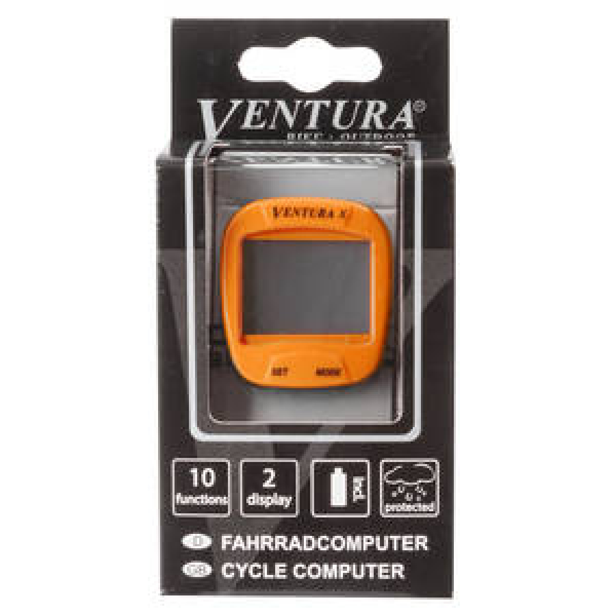 Bike Computer VENTURA "X" 10 Functii  Portocaliu