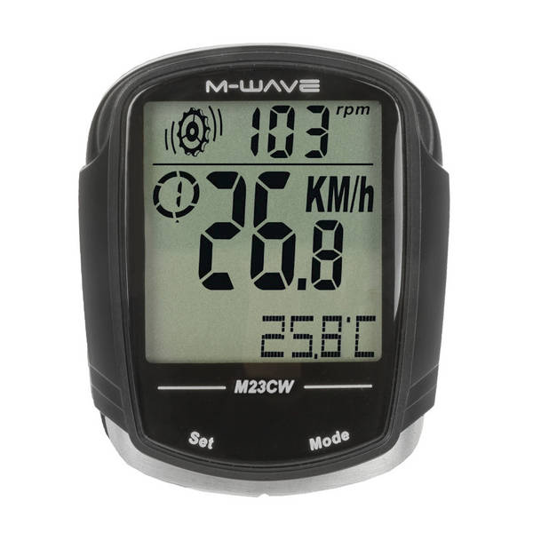 Bike Computer Wireless M-WAVE "M23CW" 23 Functii