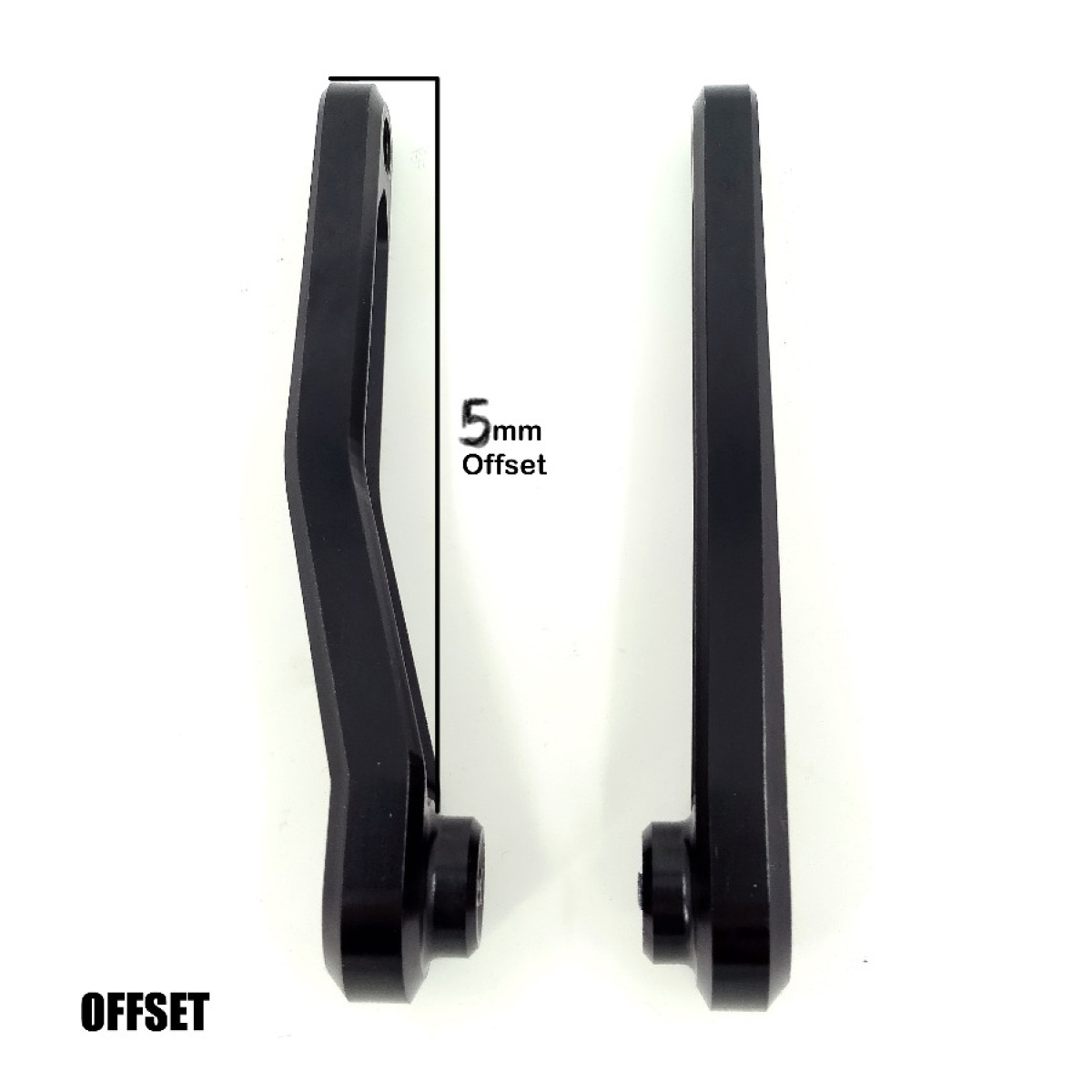 Brat Aluminiu Stanga ISIS SAMOX 170 mm Negru Offset 5 mm Bosch/Brose