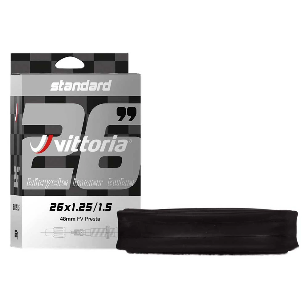 Camera Standard VITTORIA 29x1.95/2.50 FV Presta 48mm