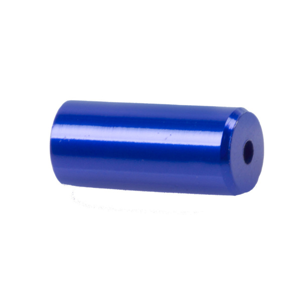 Capete Manta CNC 4,1x12 mm M-WAVE Aluminiu Albastru Anodizat