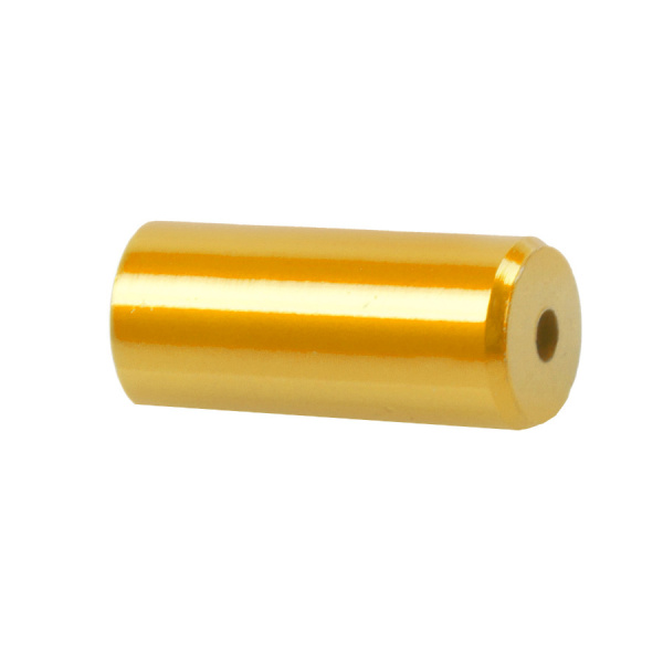 Capete Manta CNC 4,1x12 mm M-WAVE Aluminiu Gold/Orange Anodizat