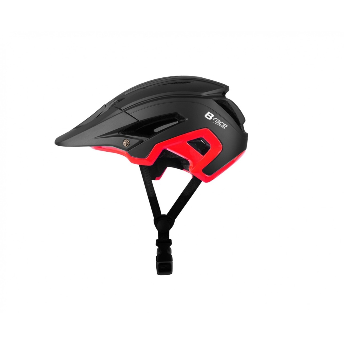 Casca B-RACE Stone II In-Mold Negru-Rosu S-M 54-58 mm