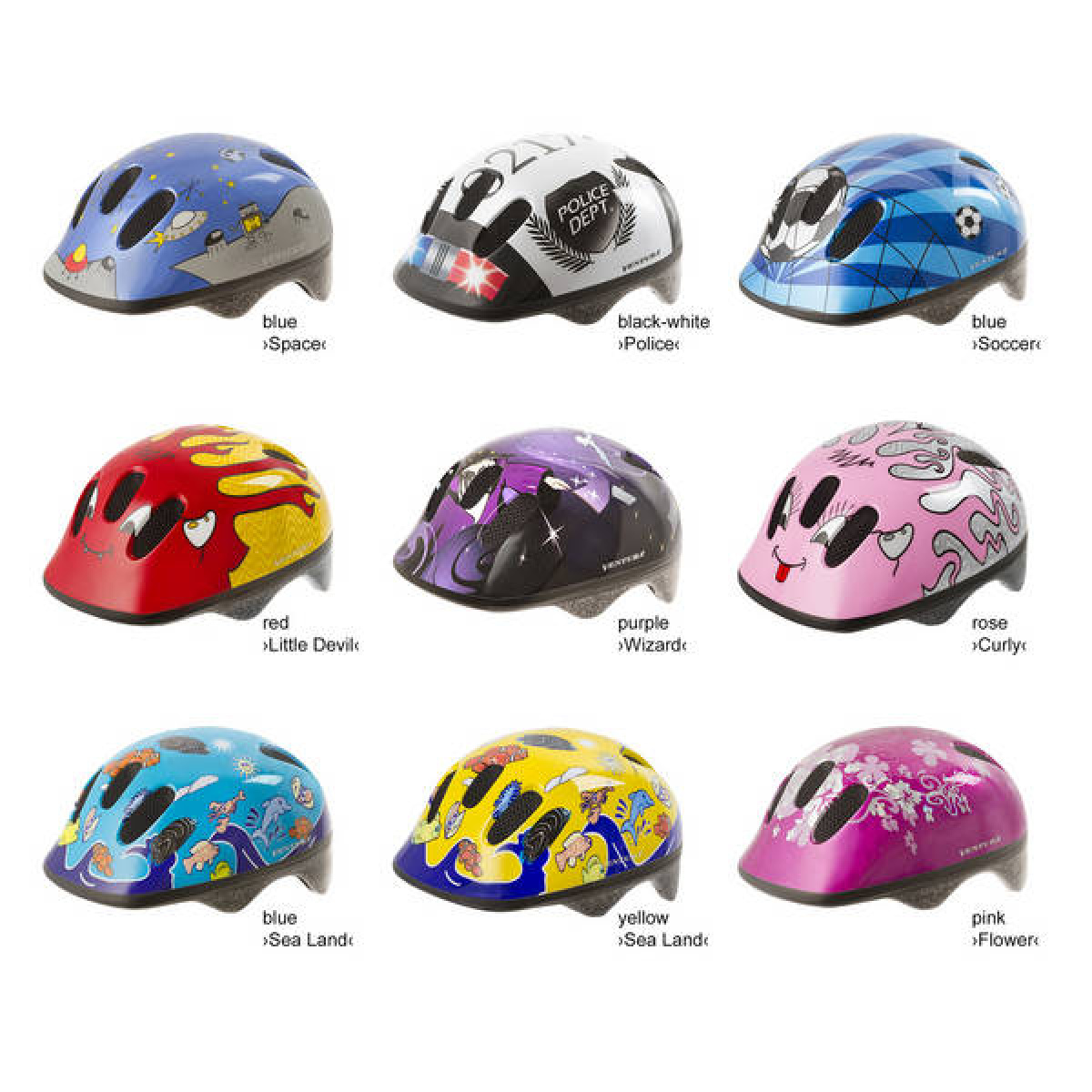 Casca Copii M-WAVE Wizard Purple S (52-57 cm)