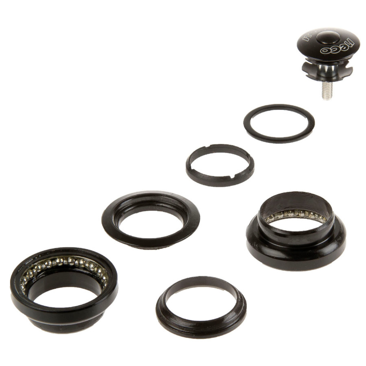 Cuveti Externi NECO 1.1/8" Aluminiu/Metal Negru