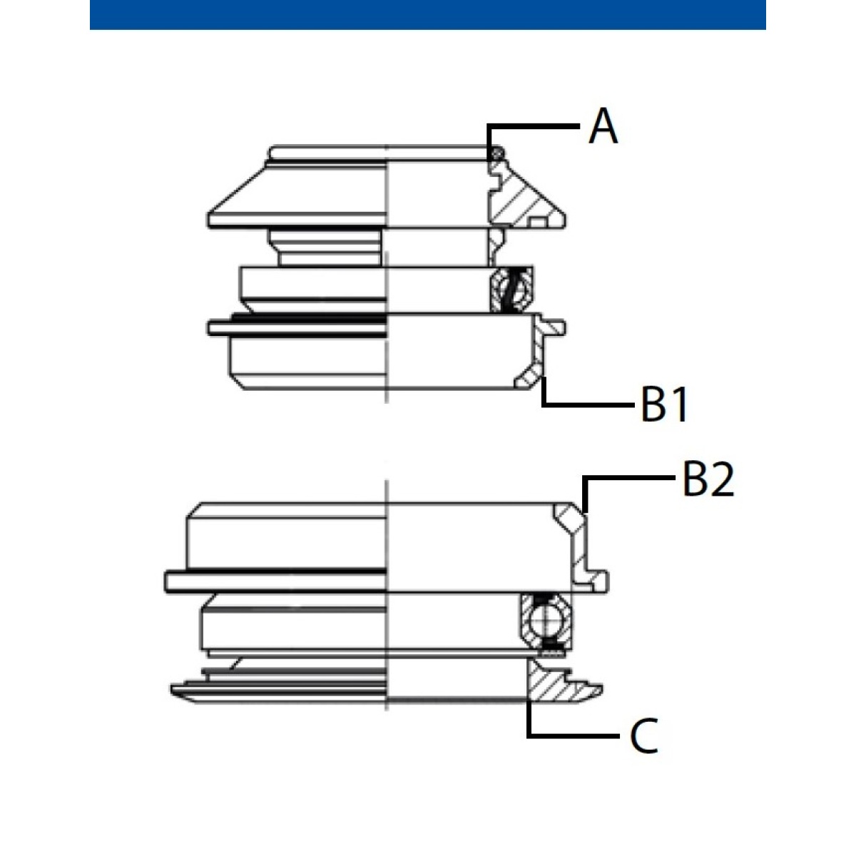 Cuveti Semi Integrati M-WAVE ZS44/56 LB