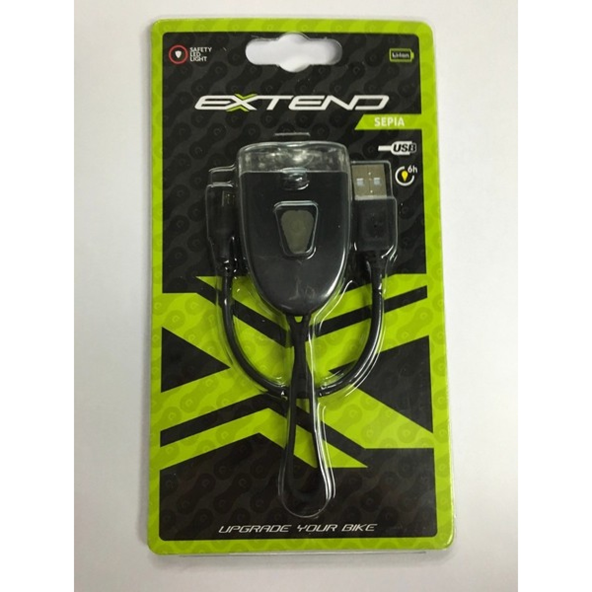 Far cu Acumulator EXTEND SEPIA USB
