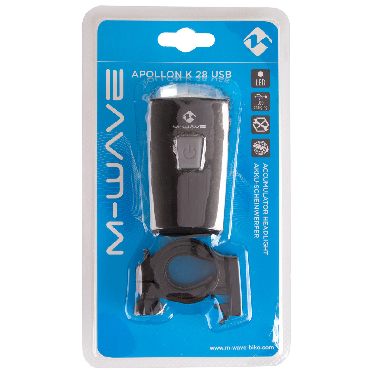 Far cu Acumulator M-WAVE ATLAS K-28 USB