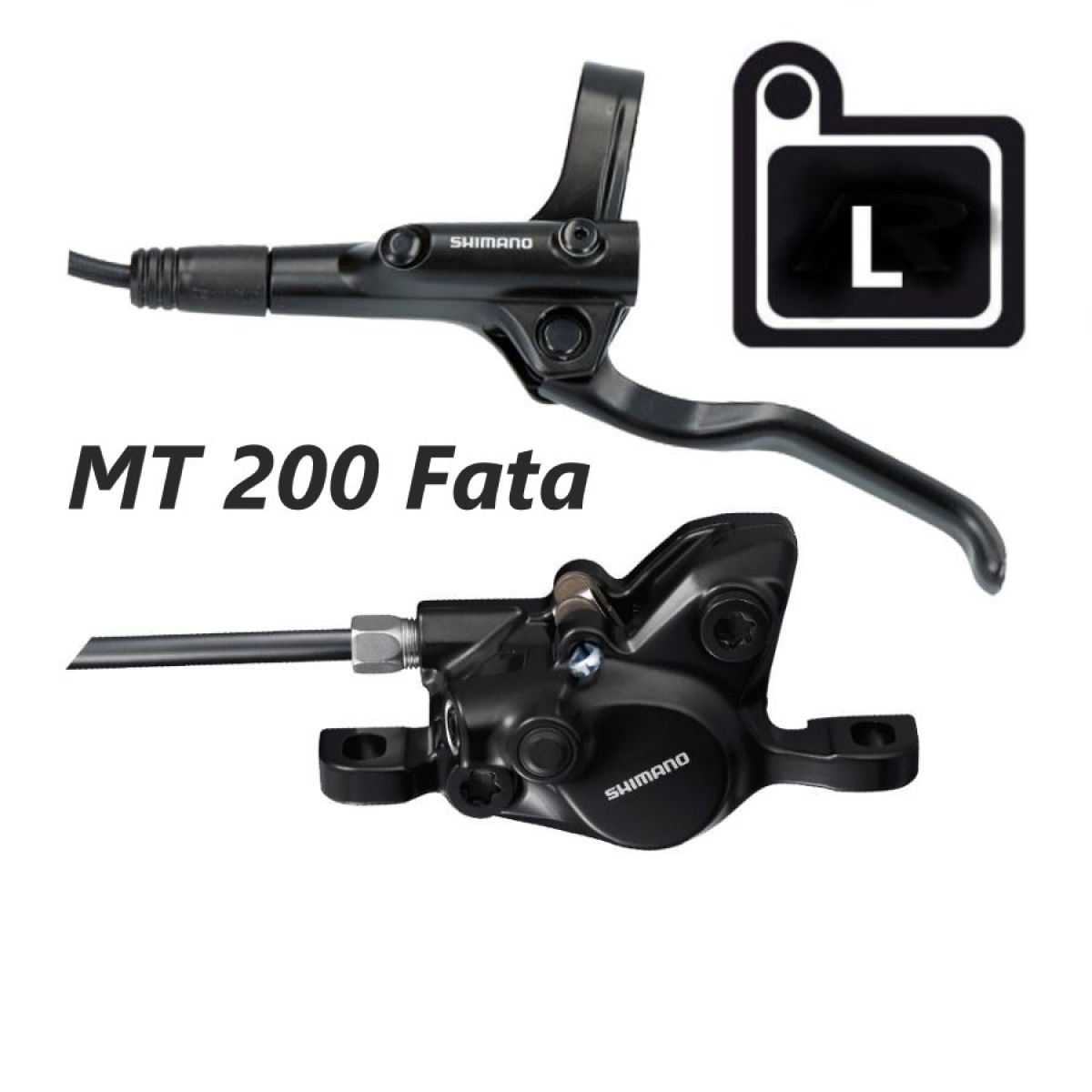 Frana Hidraulica Fata SHIMANO MT 200 - Stanga