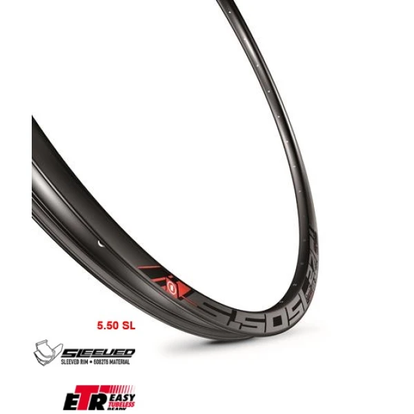 Janta MACH 1 5.50 SL DISC 27.5(584x23C) - 32H Negru Anodizat Capsata