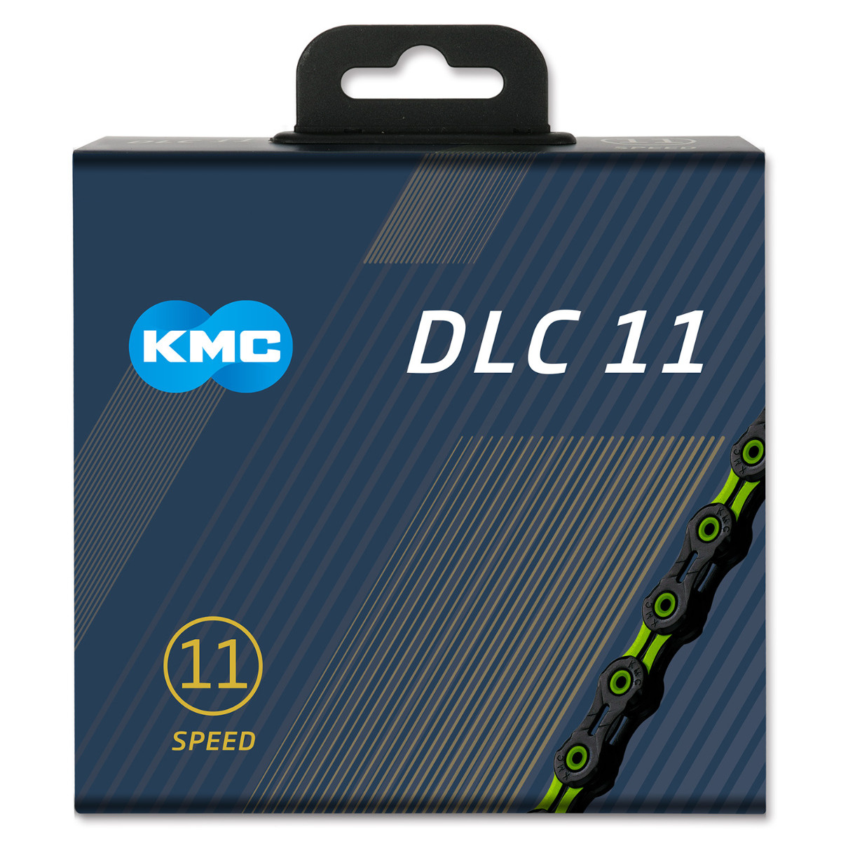 Lant KMC DLC11- Negru/ Verde 118 zale