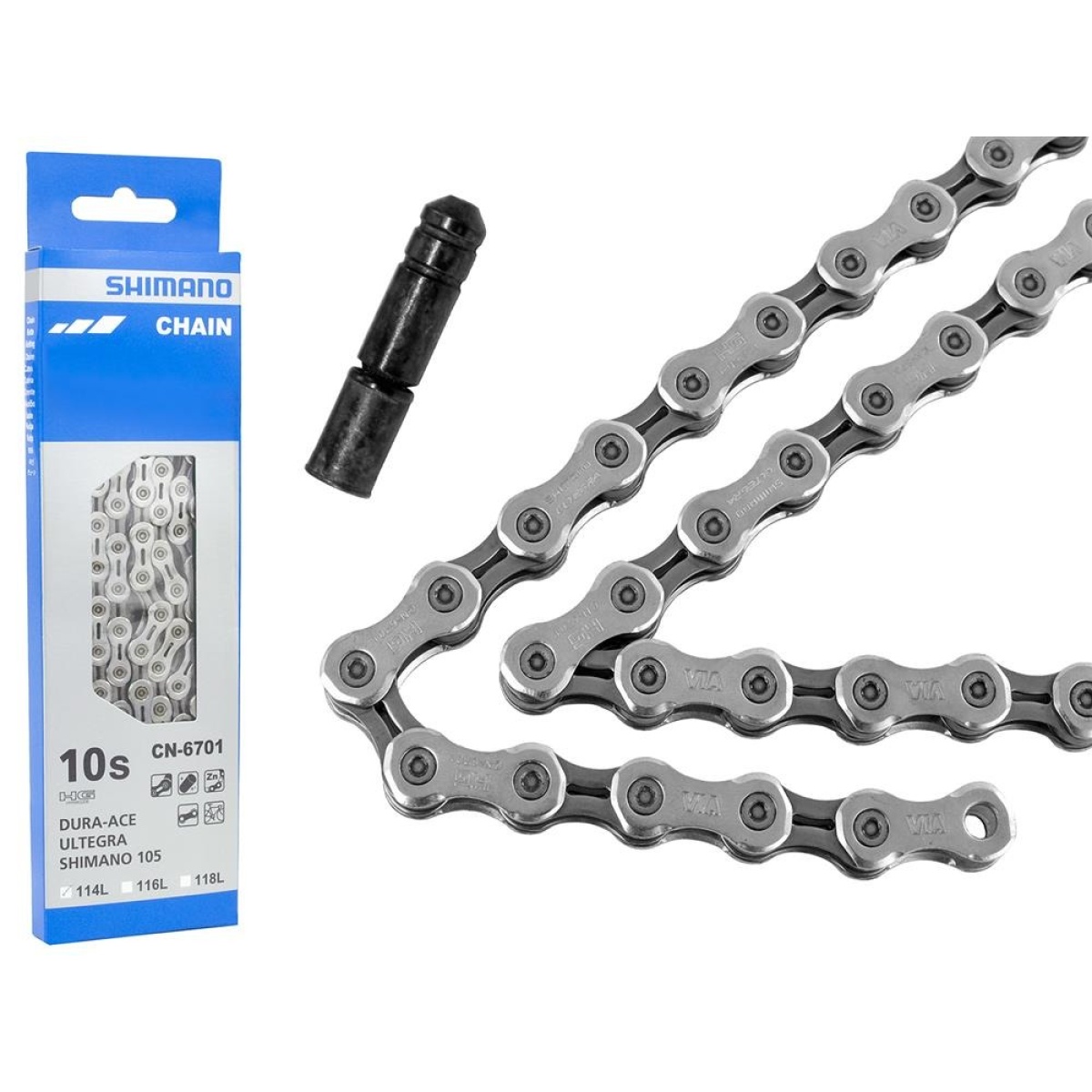 Lant SHIMANO CN-6701 DURA-ACE/ULTEGRA/105 10 Viteze 114 Zale