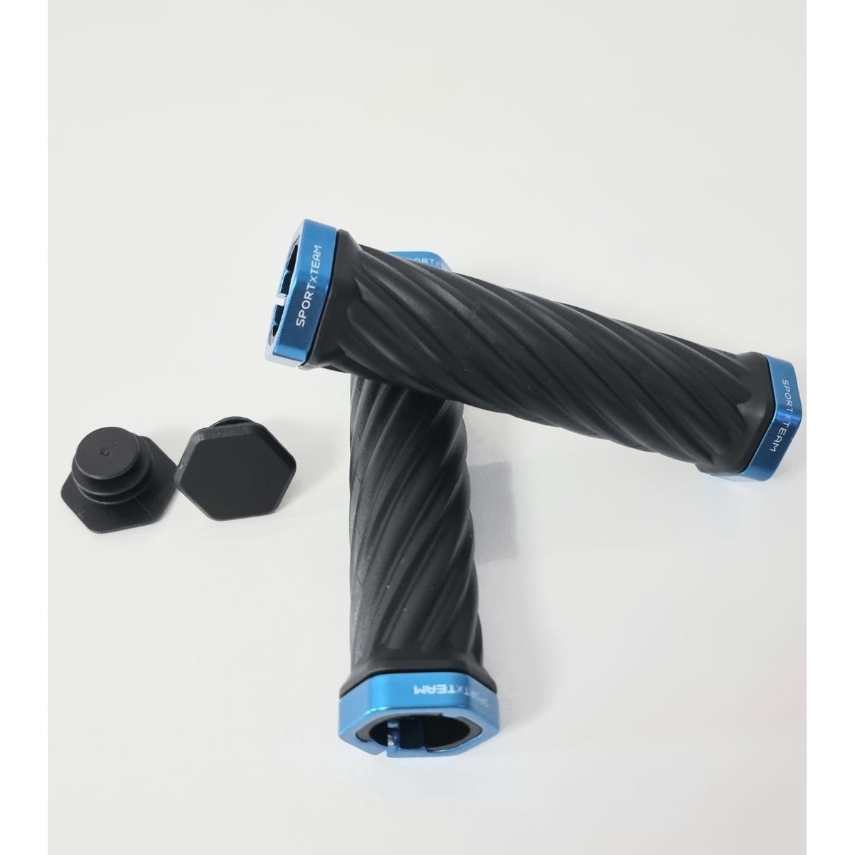 Mansoane SXT - TWIST Negru/Albastru 130 mm