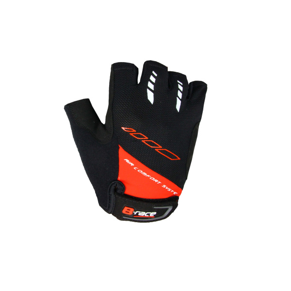 Manusi B-RACE BUMP Negru/Rosu M