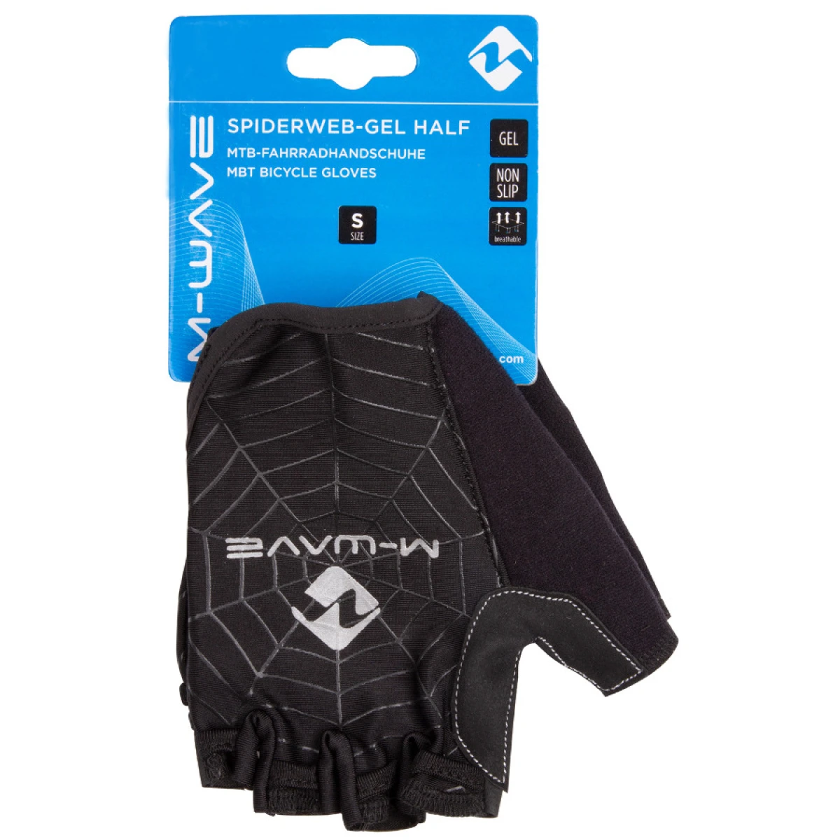 Manusi Ciclism M-WAVE SPIDERWEB GEL HALF S