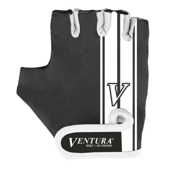Manusi Ciclism VENTURA L/XL (Negru/Alb)