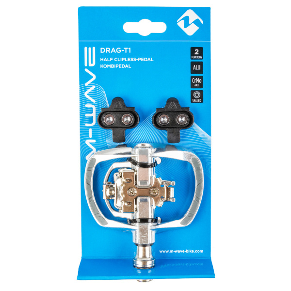 Pedale Aluminiu Duble M-WAVE DRAG-T1