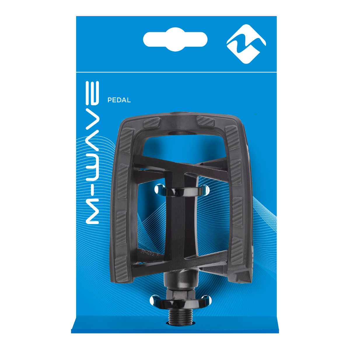 Pedale Aluminiu M-WAVE STEADY FLAT 2 AL EPB Negru