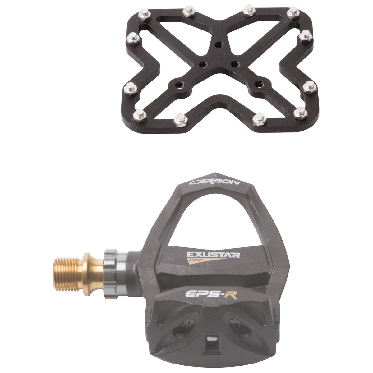 Platforma Pedala M-WAVE Transformer A Negru Aluminiu