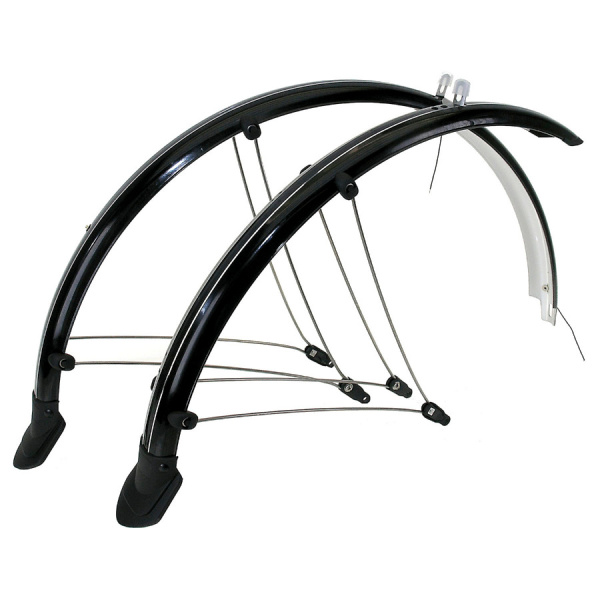 Set Aparatori Noroi Flexibile M-WAVE 27.5" 60 mm Negru