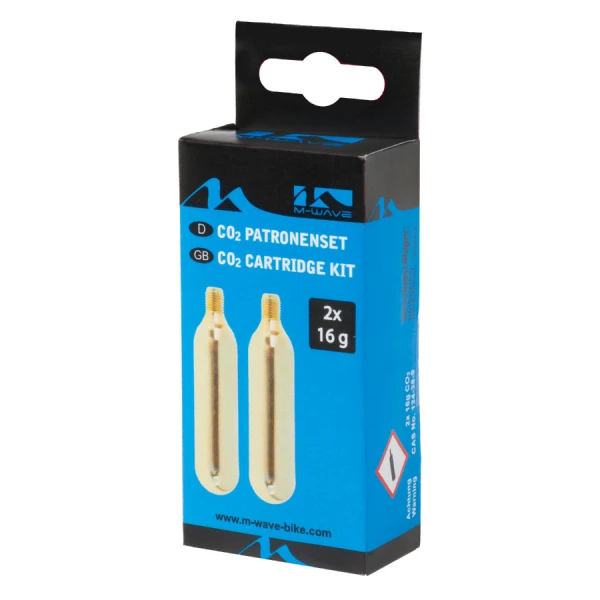 Set Cartus CO2 M-WAVE CO2-AMMO 2x16 gr