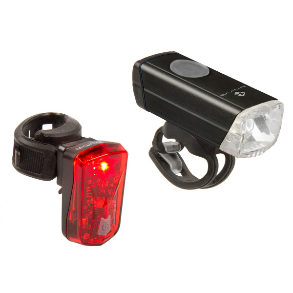 Set Lumini cu Acumulator M-WAVE ATLAS 20 USB