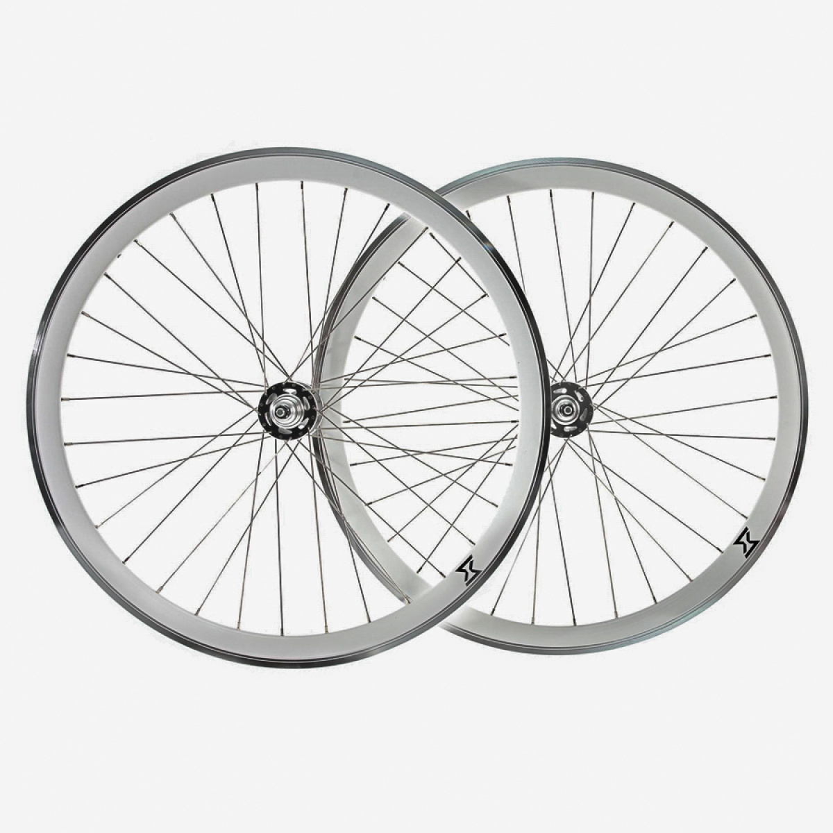 Set Roti Single Speed/Fixie SXT 700-32H 40 mm Silver