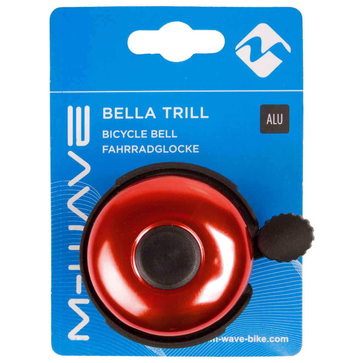 Sonerie M-WAVE BELLA TRILL Rosu Anodizat