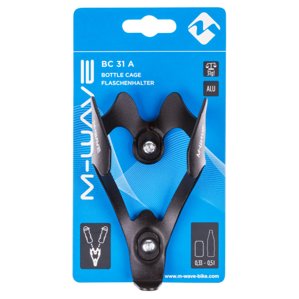 Suport Bidon Aluminiu M-WAVE BC 31