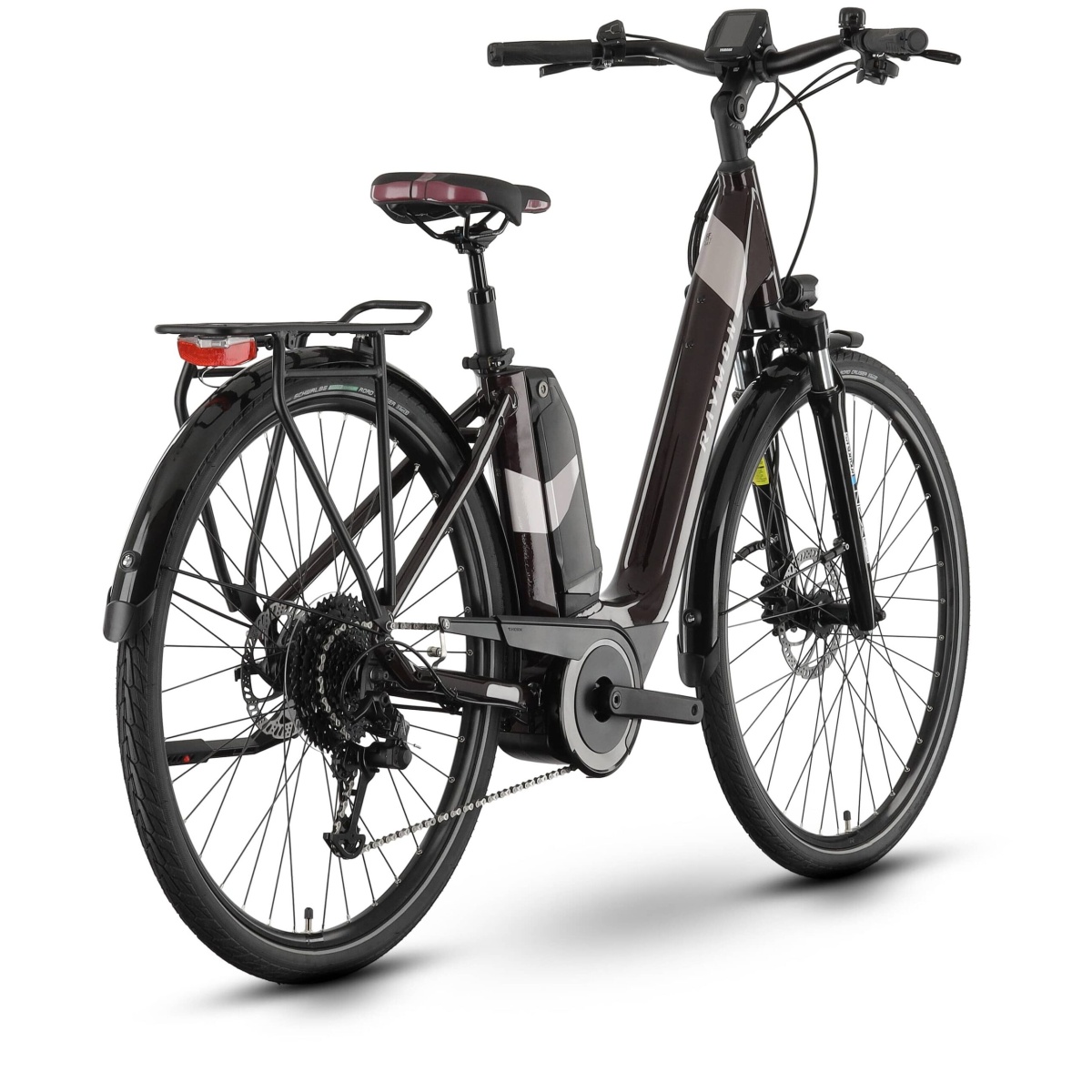 Bicicleta Electrica Oras Raymon CityRay E 5.0 SE - 26 Inch, M, Negru - imagine 3