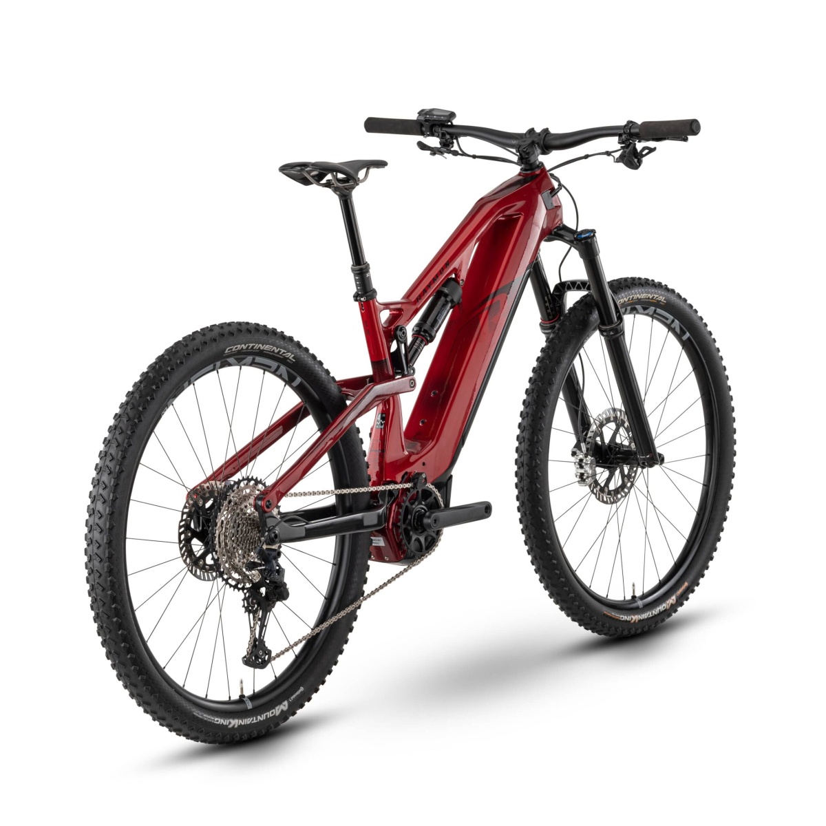 Bicicleta Electrica Full Suspension Raymon AirRay 10.0 - 29 Inch, S, Rosu - SLX - imagine 3