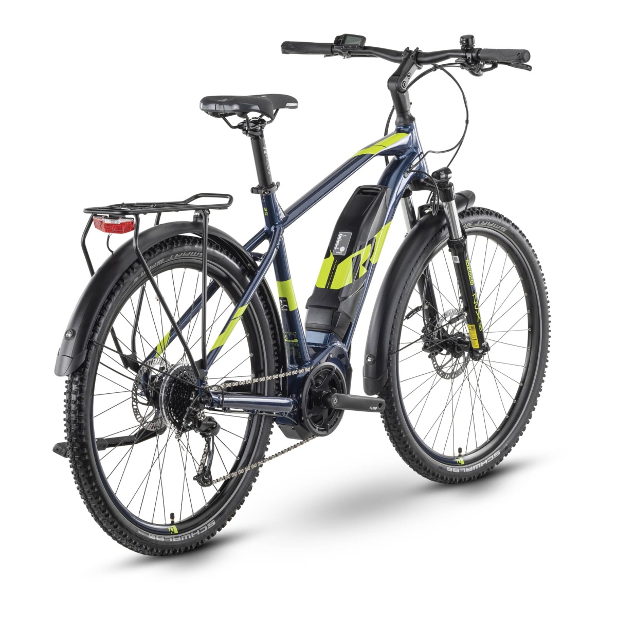 Bicicleta Electrica Oras Raymon CrossRay E 3.0 - 27.5 Inch, XL, Albastru - Alivio - imagine 3