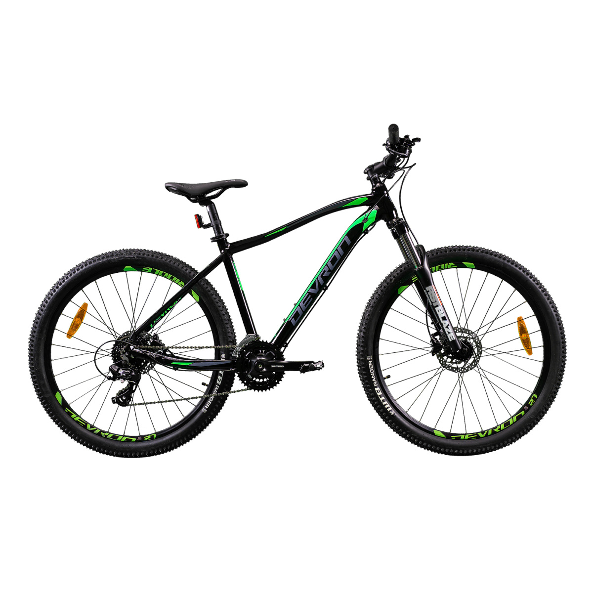 Bicicleta Mtb Devron 2023 RM1.7 - 27.5 Inch, S, Negru-Verde - imagine 1