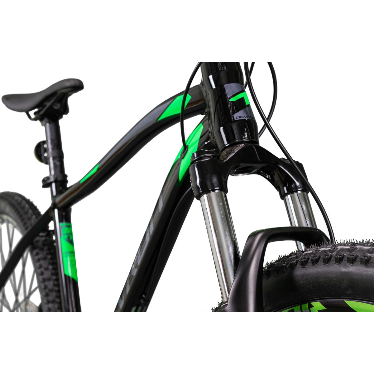 Bicicleta Mtb Devron 2023 RM1.7 - 27.5 Inch, S, Negru-Verde - imagine 4