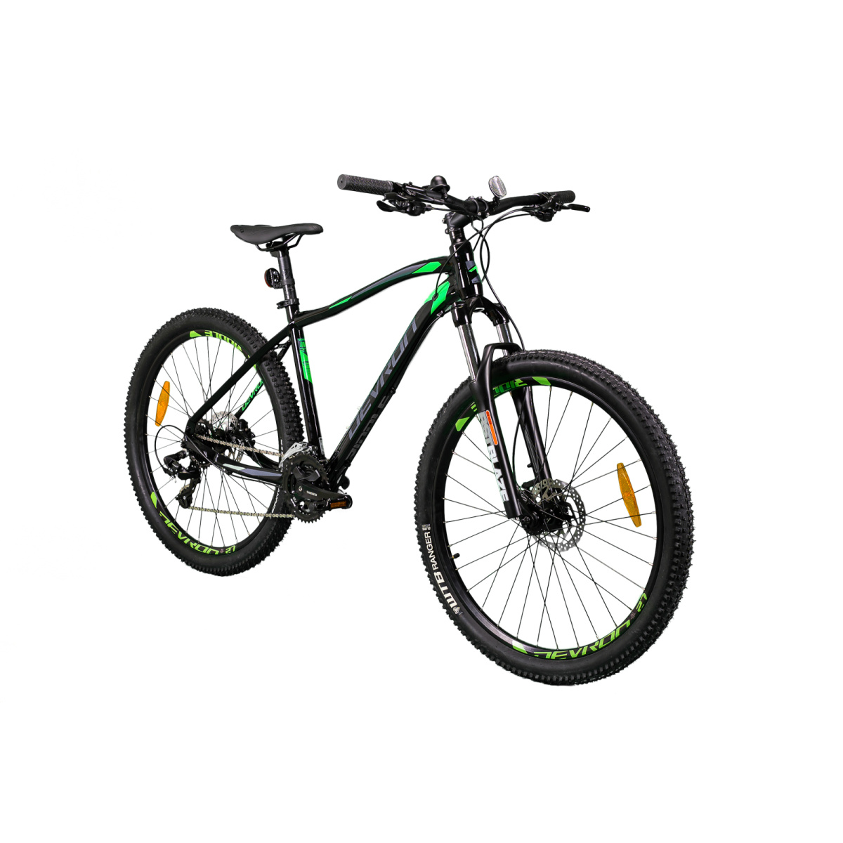 Bicicleta Mtb Devron 2023 RM1.7 - 27.5 Inch, S, Negru-Verde - imagine 2