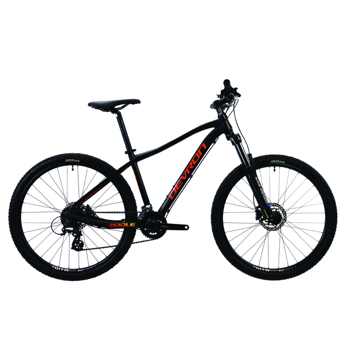 Bicicleta Mtb Devron RM1.7 - 27.5 Inch, L, Negru - imagine 1