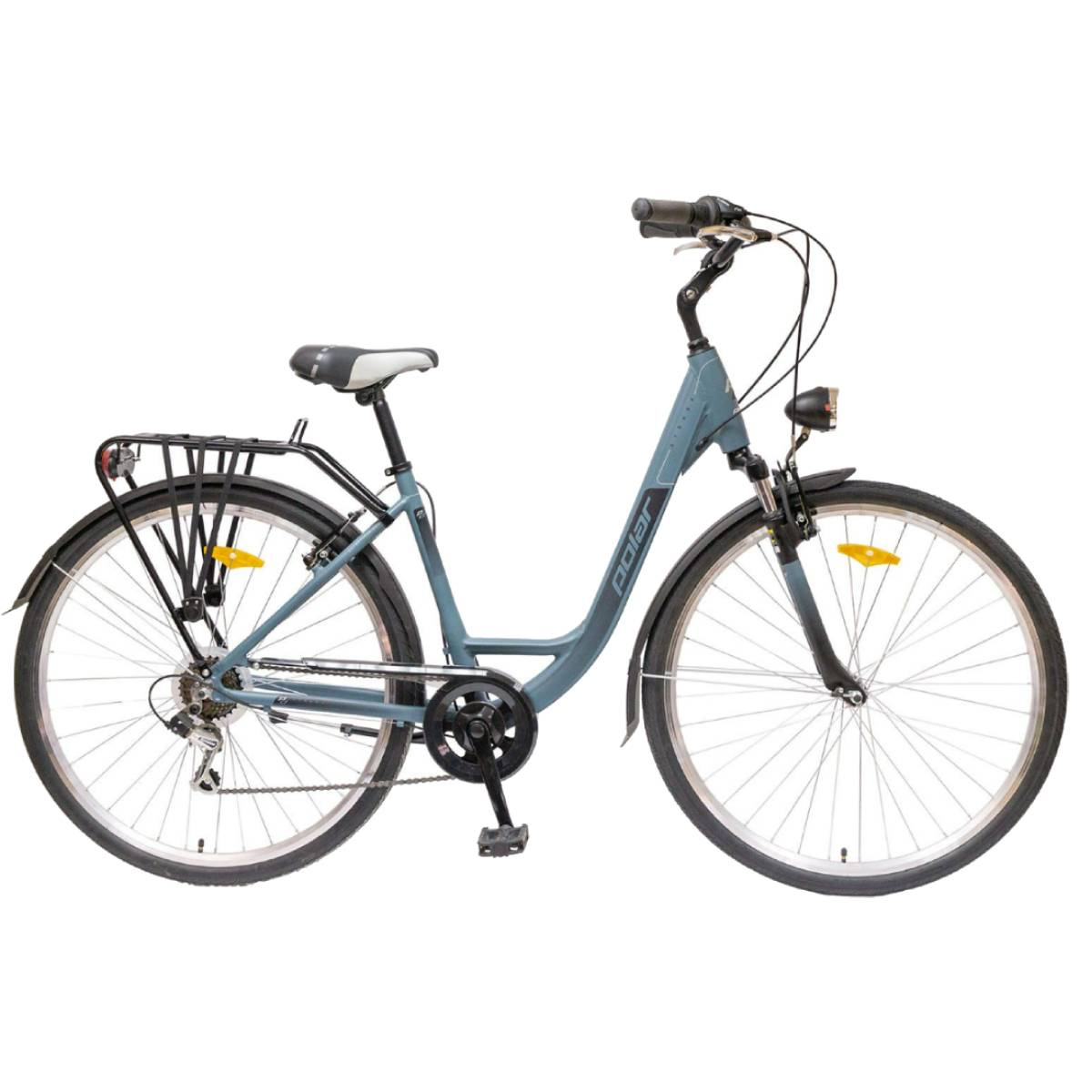 Bicicleta Oras Polar Strada - 28 inch, M, Gri-Negru - imagine 1