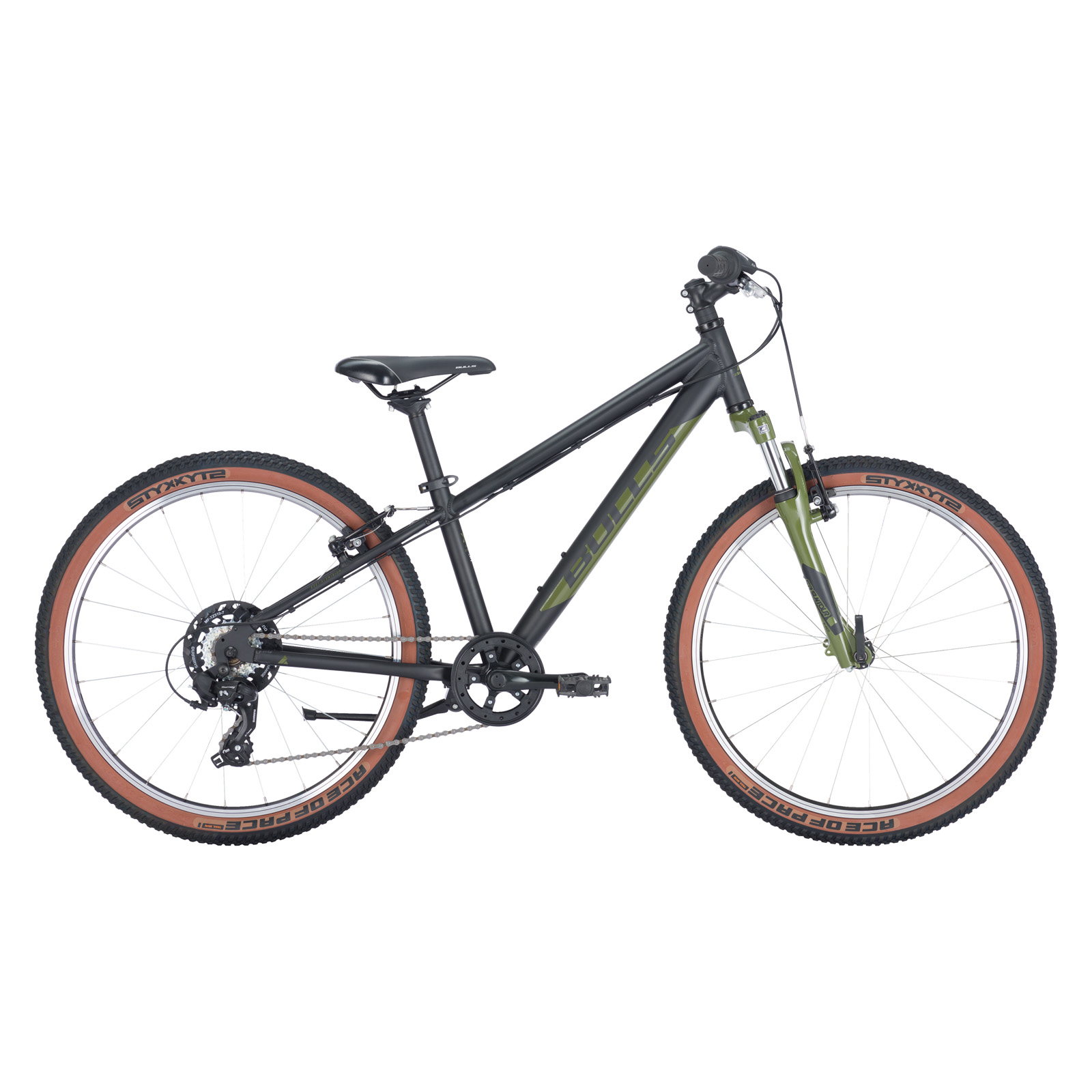 Bicicleta Copii Bulls Tokee 24 - 24 Inch, Negru - imagine 1