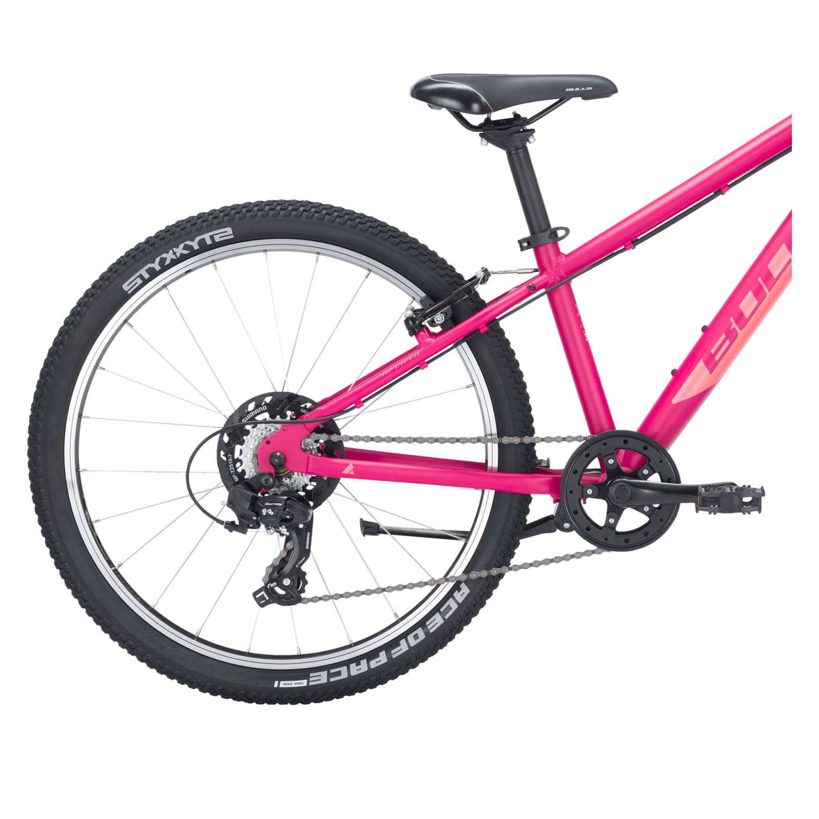 Bicicleta Copii Bulls Tokee 24 - 24 Inch, Roz - imagine 3