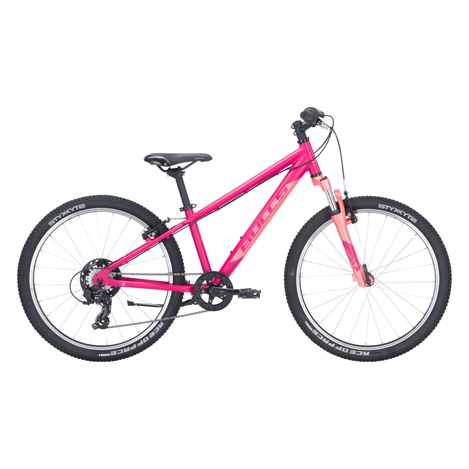 Bicicleta Copii Bulls Tokee 24 - 24 Inch, Roz - imagine 1