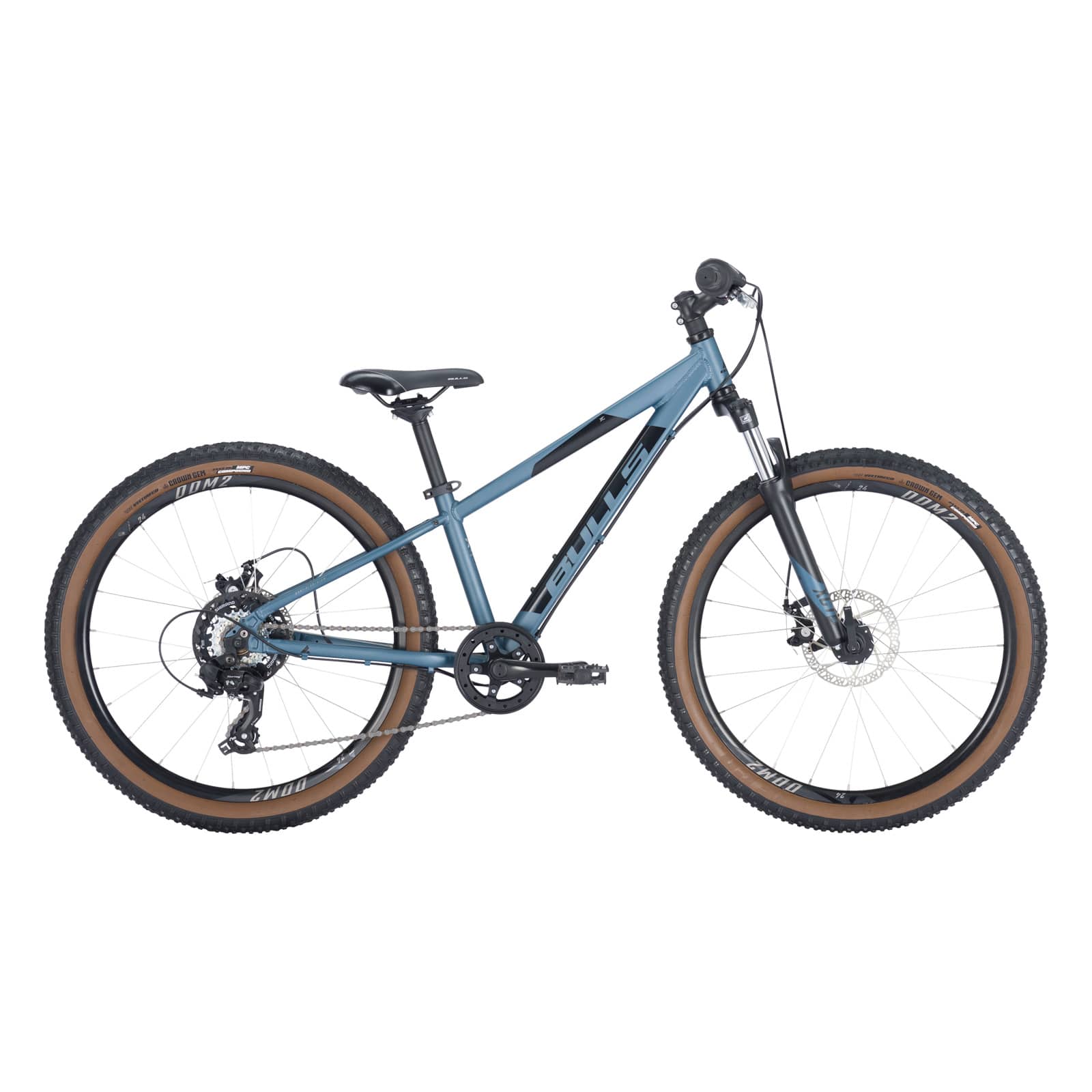 Bicicleta Copii Bulls Tokee 24 Disc - 24 Inch, Albastru - imagine 1