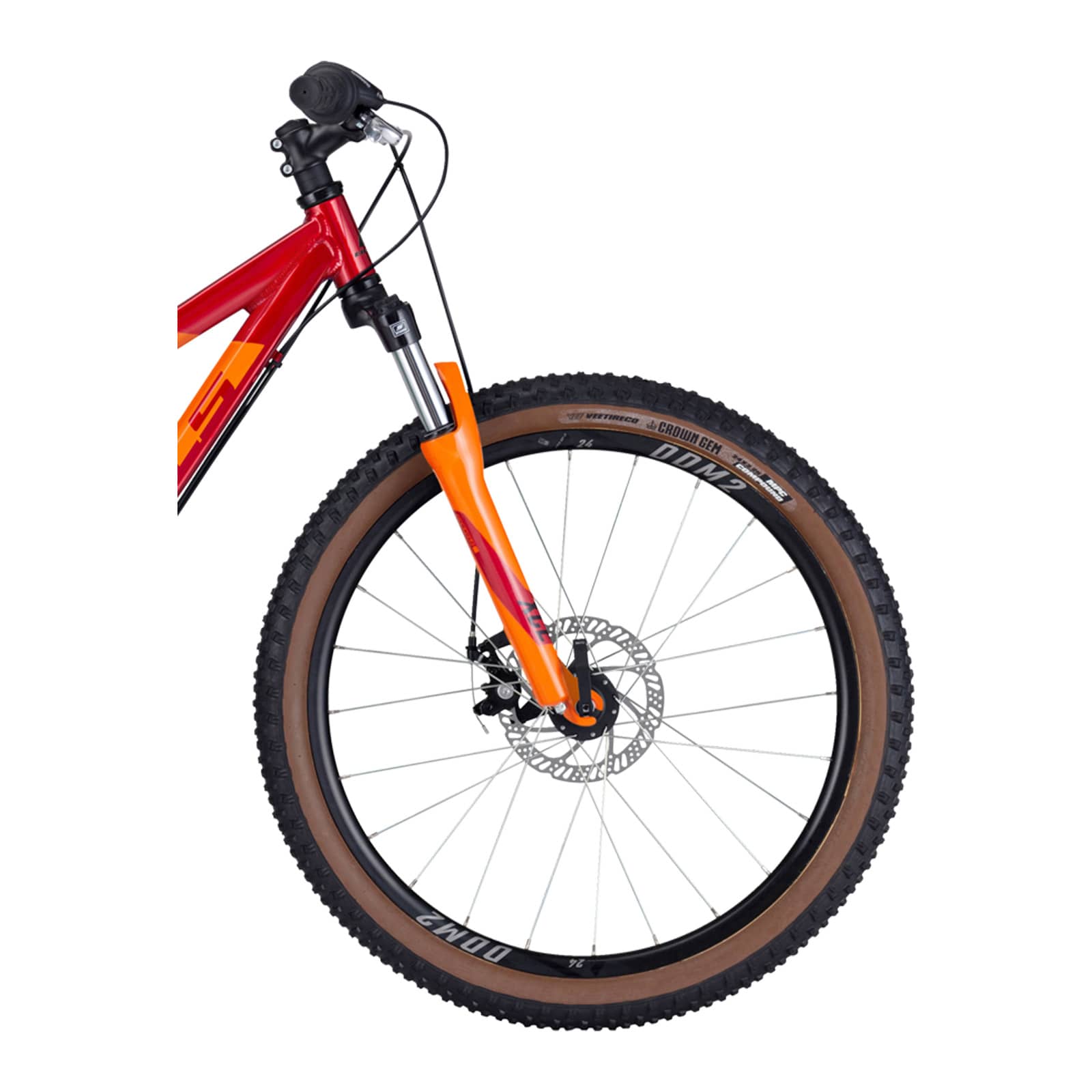 Bicicleta Copii Bulls Tokee 24 Disc - 24 Inch, Rosu - imagine 2