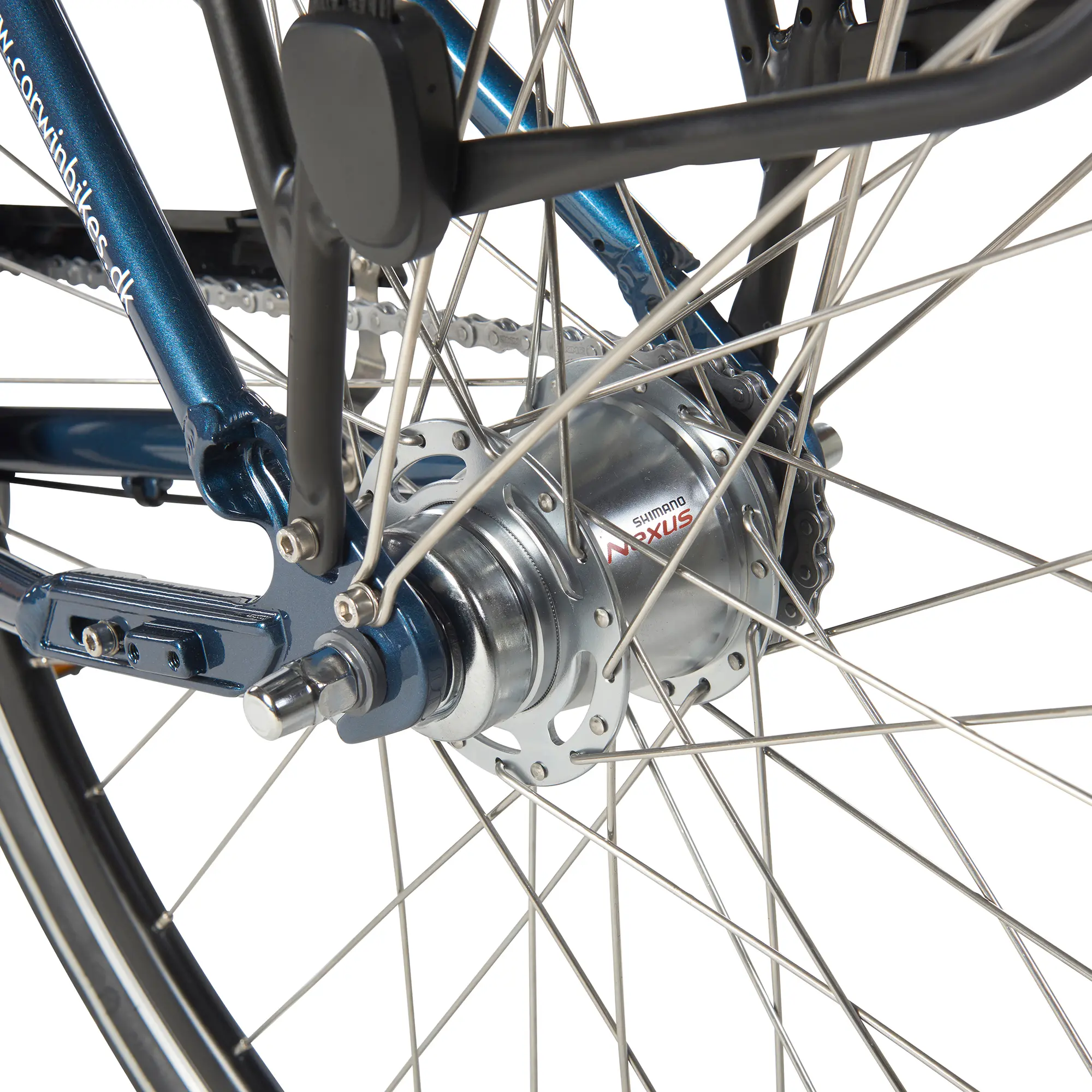 Bicicleta Electrica Corwin 28122 - 28 Inch, 490mm, Albastru - imagine 5